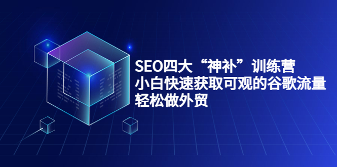 【副业项目4063期】最新seo网站优化教程，小白快速获取可观的谷歌流量，轻松做外贸-晴沐网创  