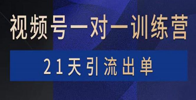 【副业项目4068期】视频号训练营：带货，涨粉，直播，游戏，四大变现新方向，21天引流出单-晴沐网创  