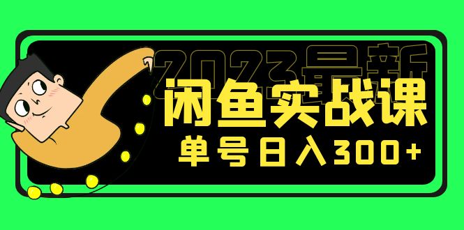 【副业项目5277期】花599买的闲鱼项目：2023最新闲鱼实战课，单号日入300+（7节课）-晴沐网创  