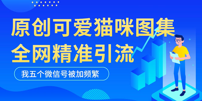 【副业项目5588期】黑科技纯原创可爱猫咪图片，全网精准引流，实操5个VX号被加频繁-晴沐网创  