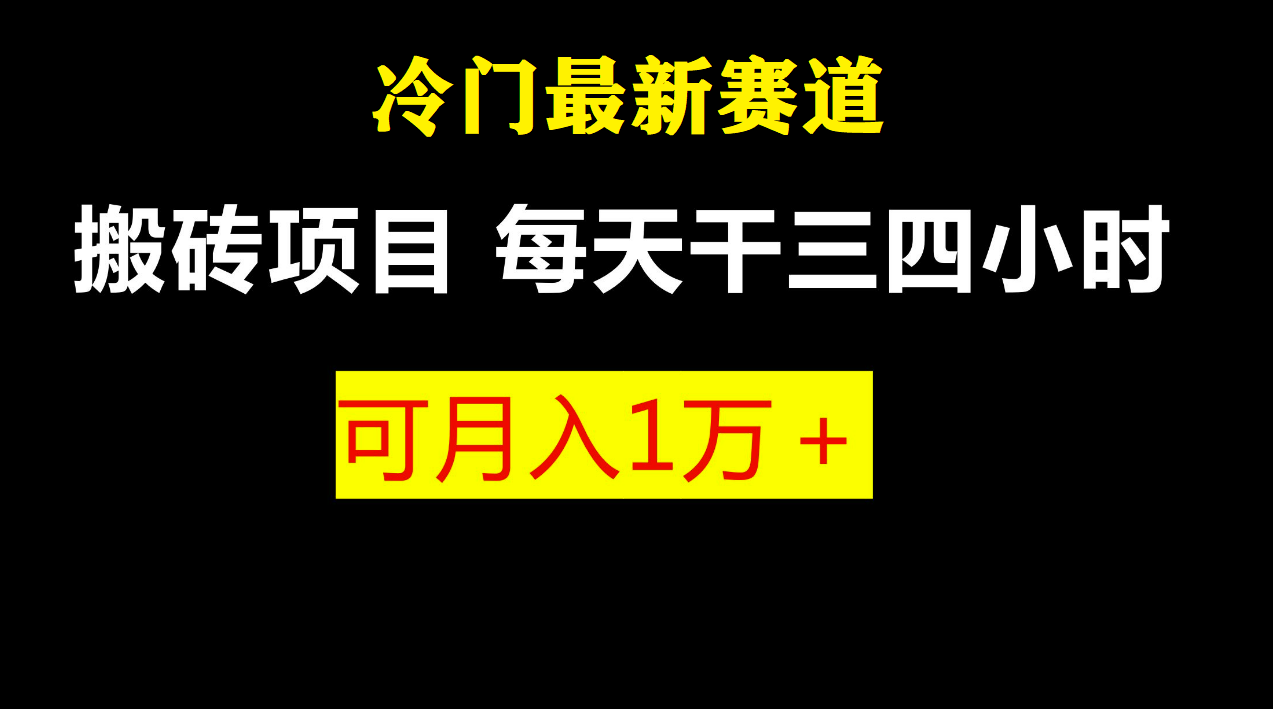 【副业项目6944期】最新冷门游戏搬砖项目，零基础也能玩（附教程+软件）-晴沐网创  