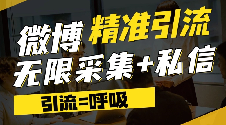 【副业项目7606期】微博最新引流技术，软件提供博文评论采集+私信实现精准引流【揭秘】-晴沐网创  