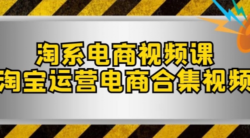 【副业项目8013期】淘系-电商视频课，淘宝运营电商合集视频-晴沐网创  