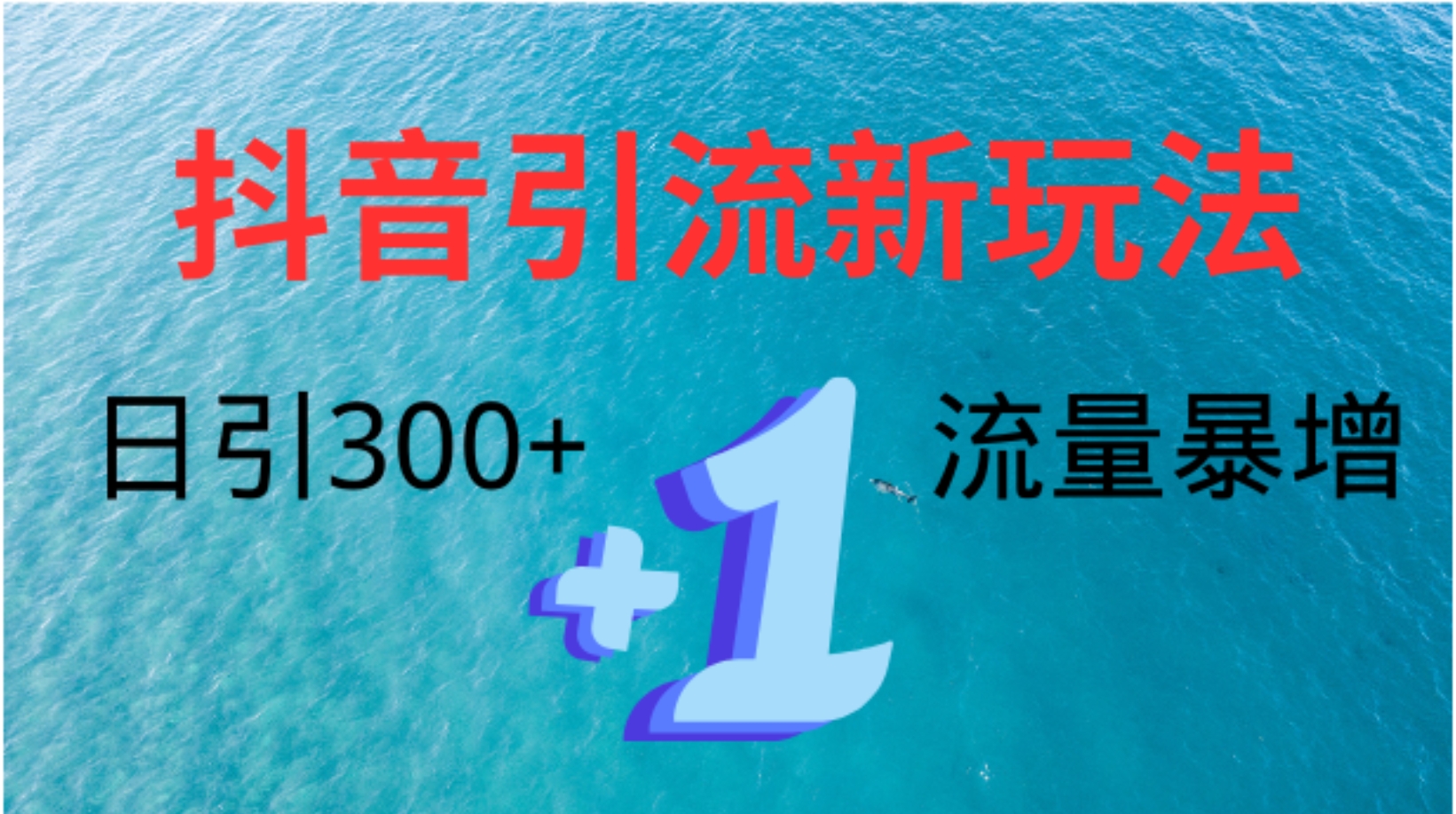 创业粉高效引流，抖音工具号玩法4.0，日引300+-晴沐网创  